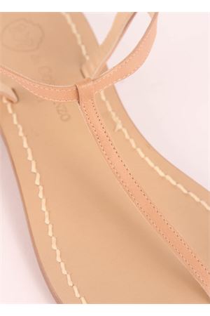 Gold handmade sandals Da Costanzo | S1918SABBIA